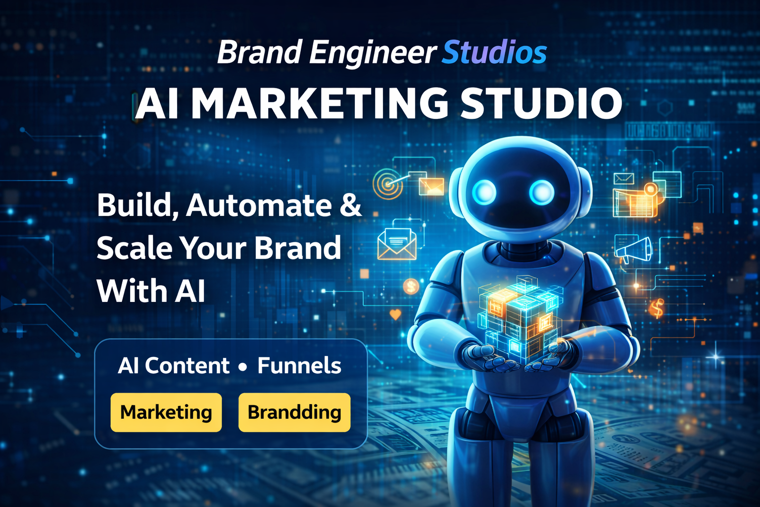 Brand Engineer Studios AI Marketing Studio: Build, Automate & Scale Your Brand With AI