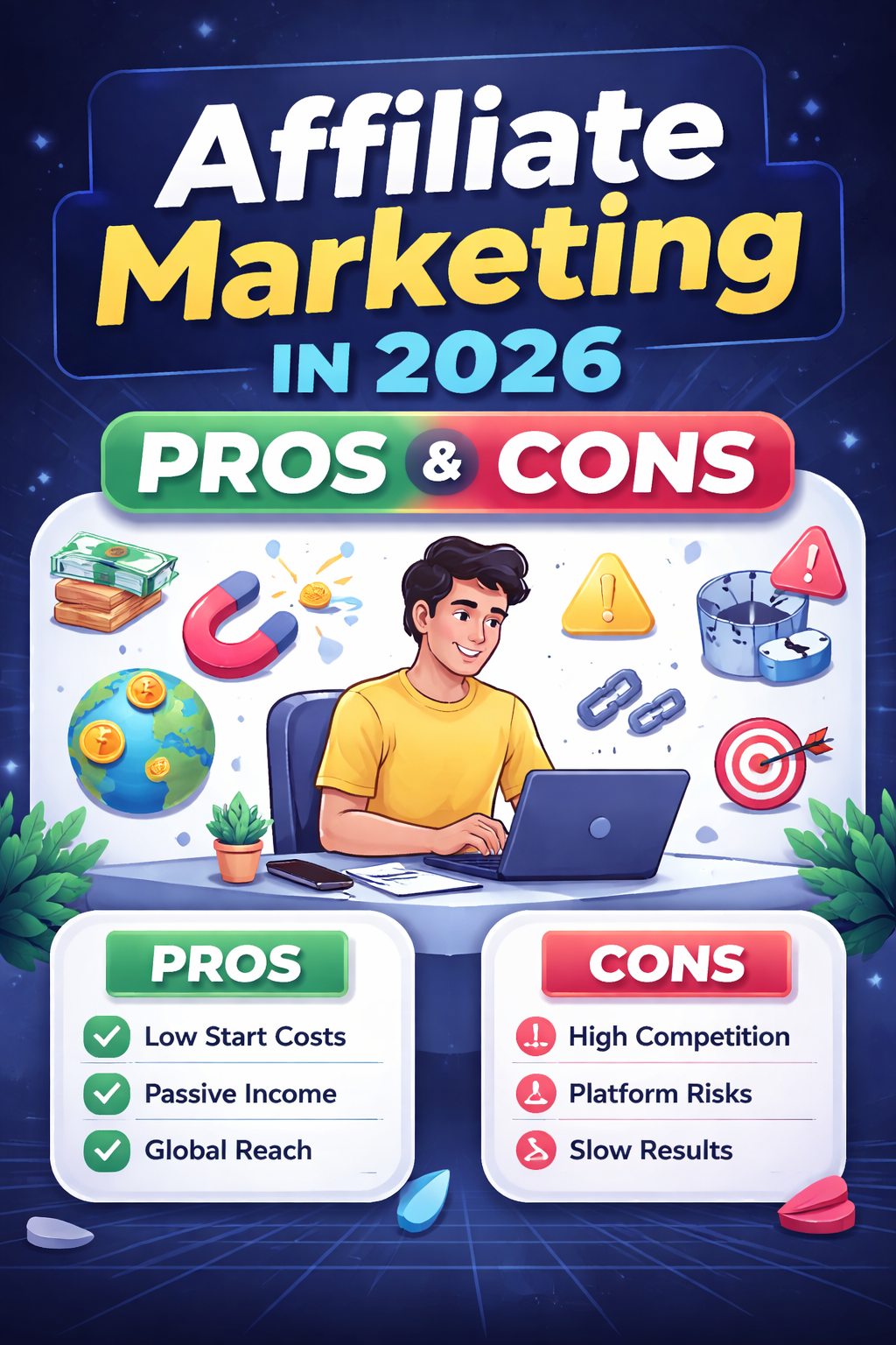 Affiliate Marketing in 2026: The Real Pros and Cons (No Hype, Just Reality)